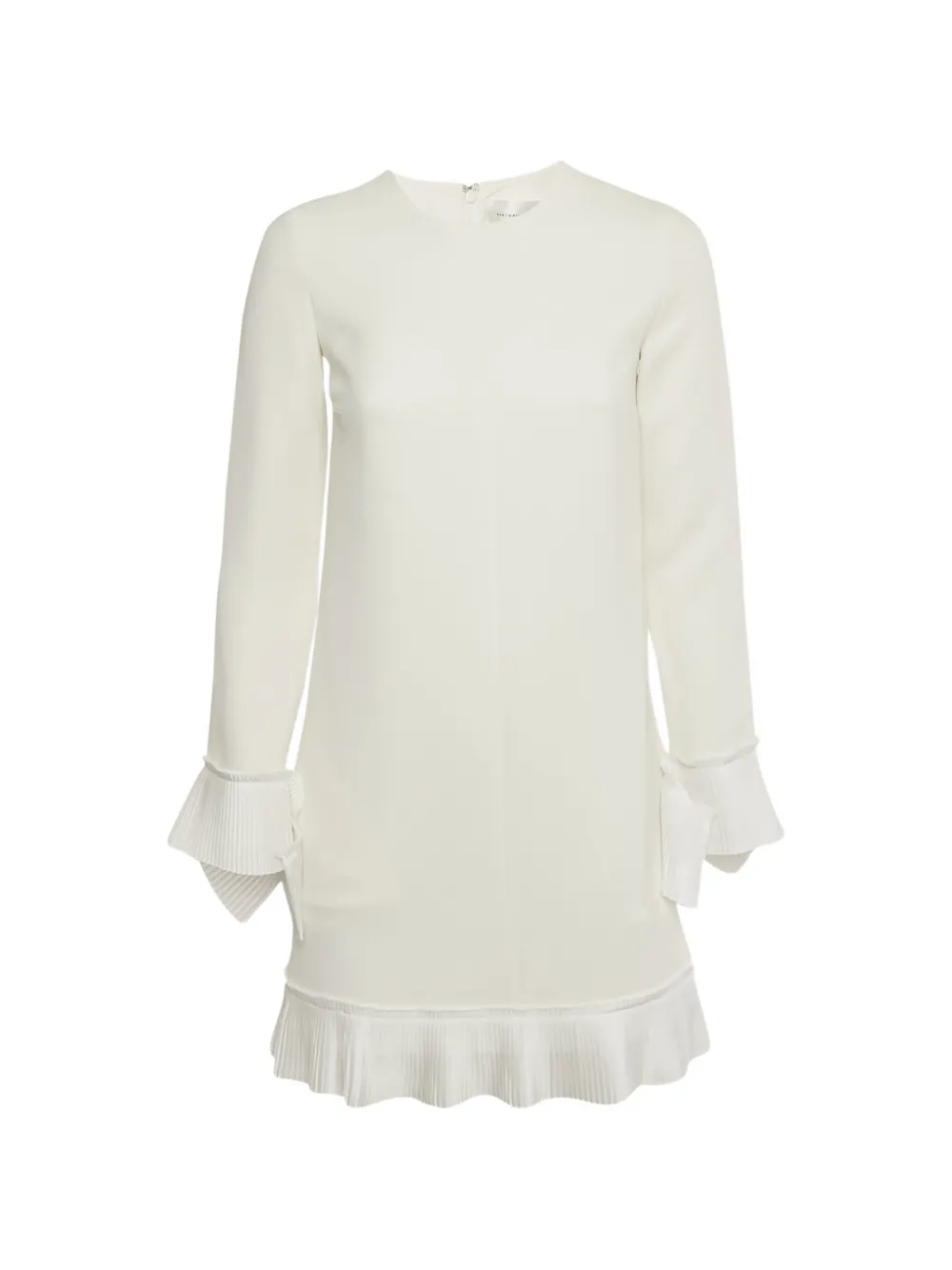 Victoria Victoria Beckham long-sleeves mini dress - Bianco