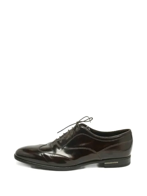 Prada Pre-Owned leather derby shoes