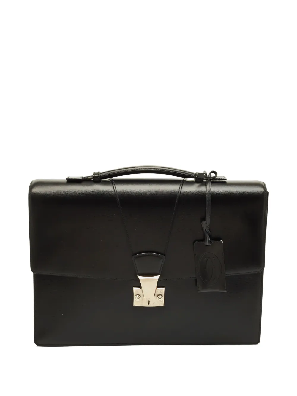 Cartier Pasha leather briefcase - Nero