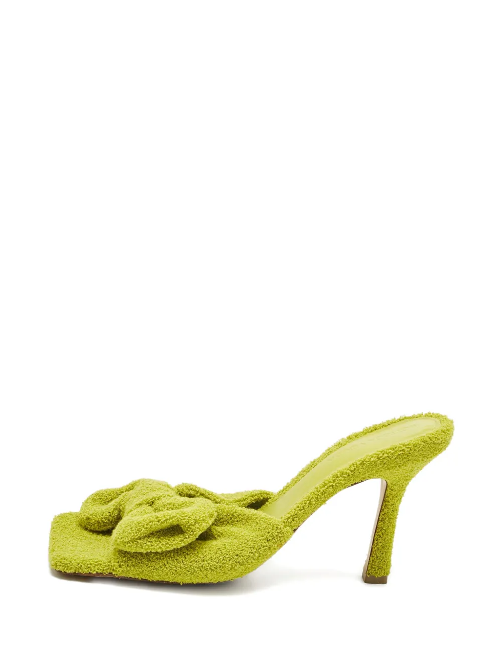 Bottega Veneta Pre-Owned bow-detail mules - Verde