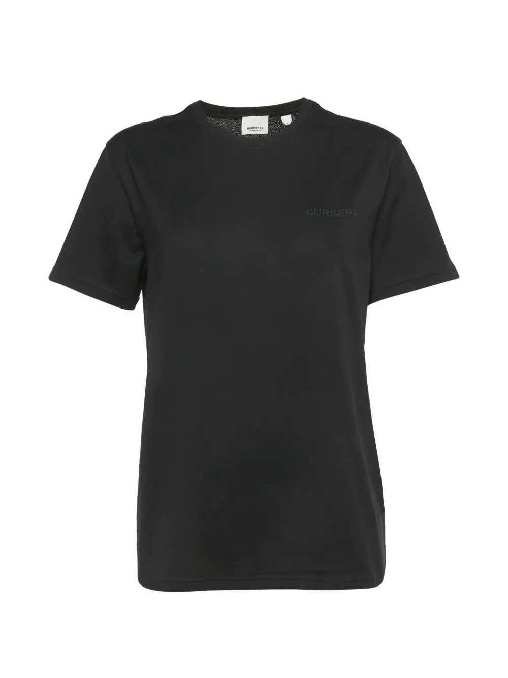 Burberry Pre-Owned logo-embroidered T-shirt - Nero
