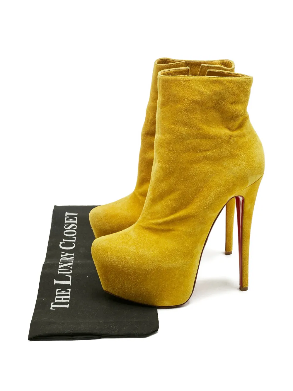 Christian Louboutin Pre-Owned Lady Daf platform boots - Giallo