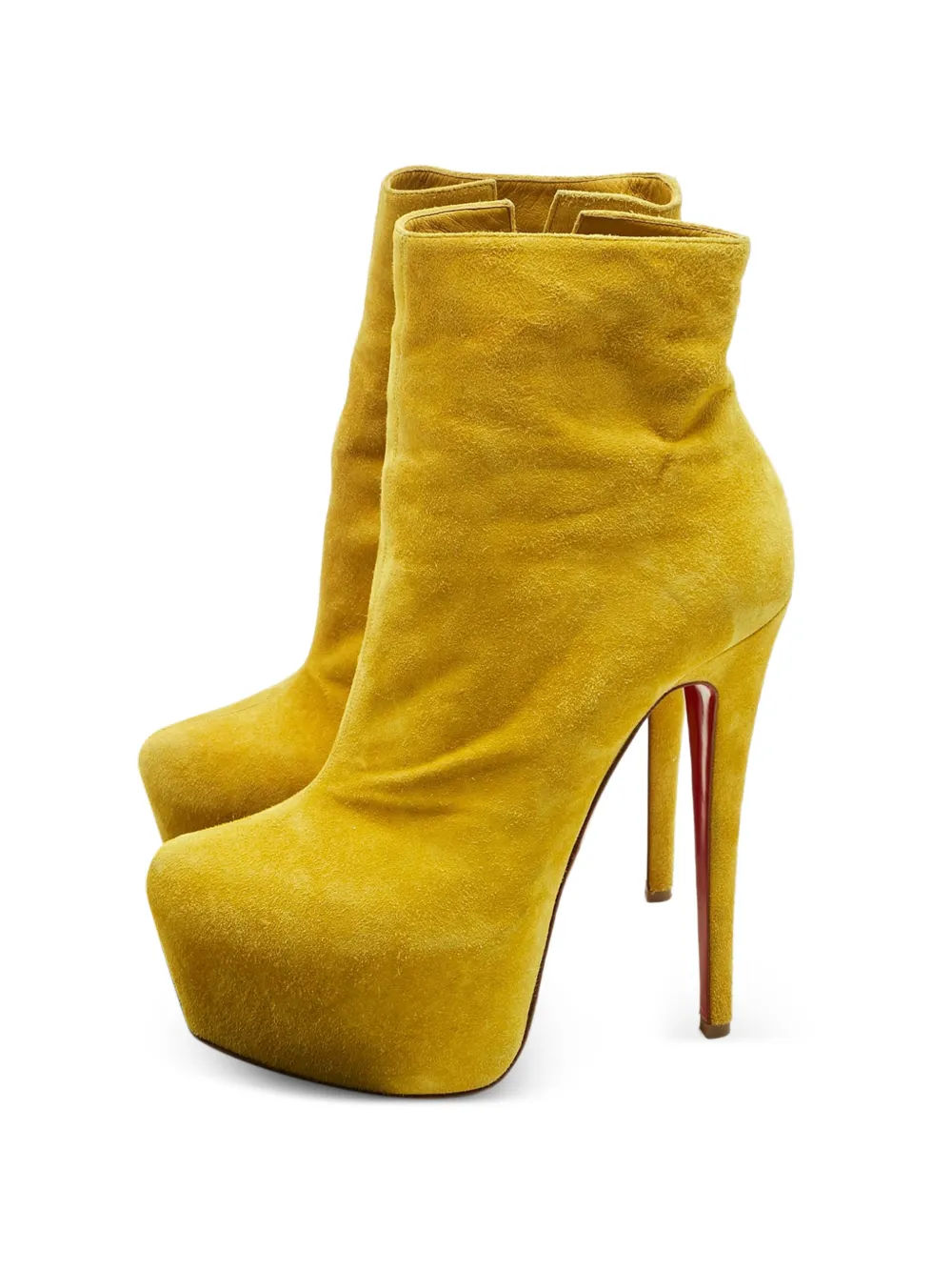 Christian Louboutin Pre-Owned Lady Daf platform boots - Gelb