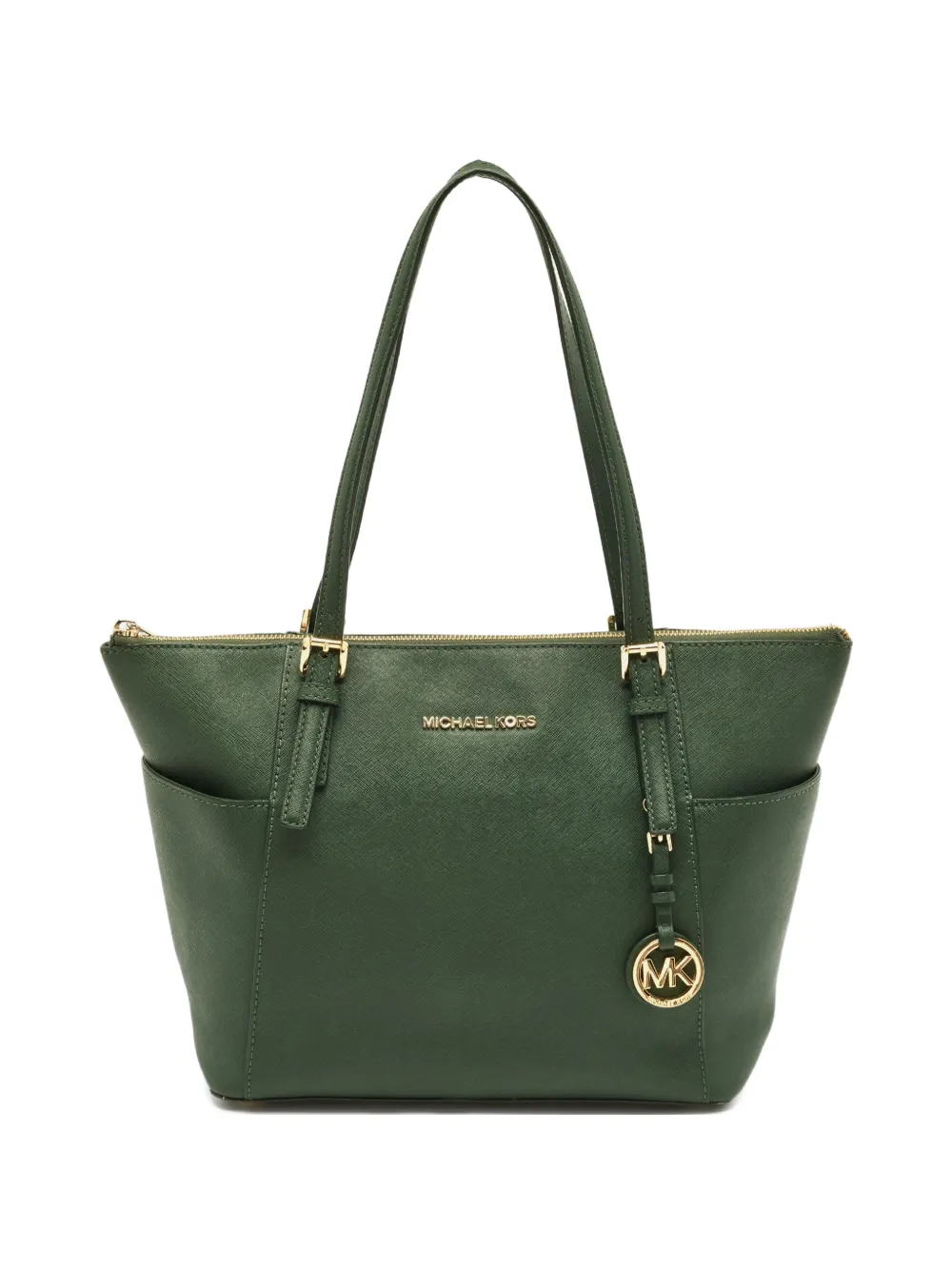 Michael Michael Kors Leather zip tote bag - Verde