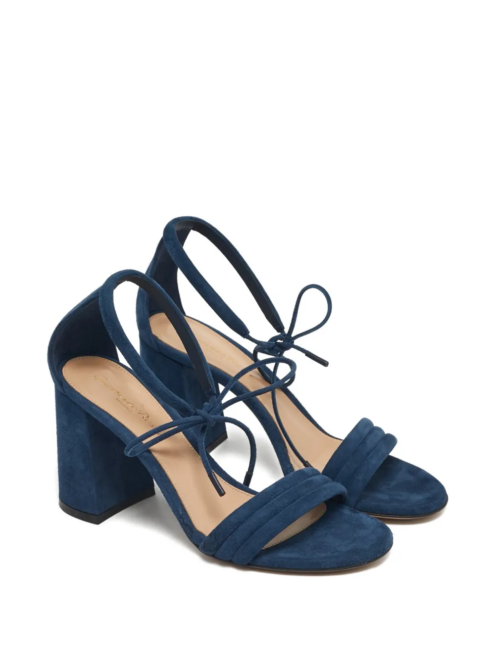 Gianvito Rossi Midnight suede sandals - Blau