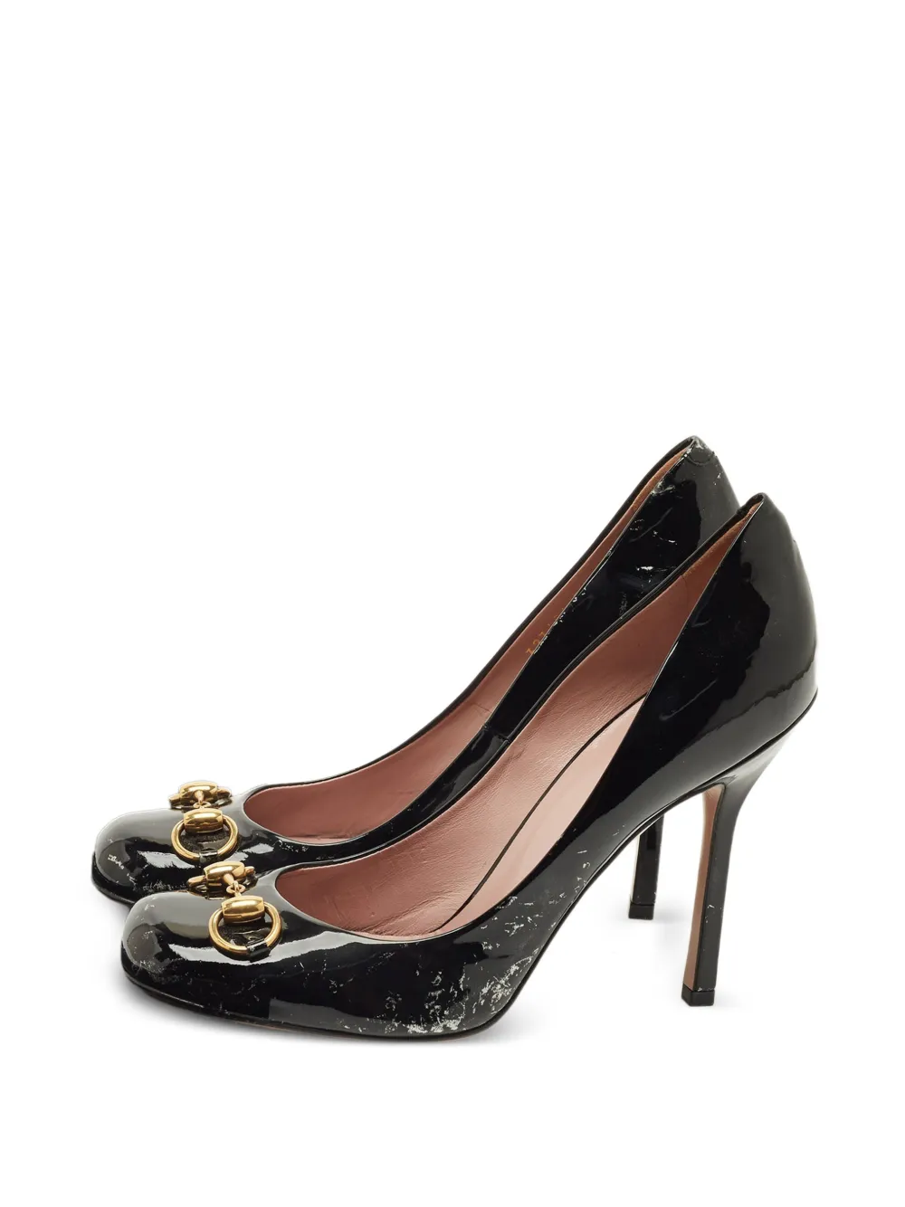 Gucci Pre-Owned horsebit leather pumps - Nero