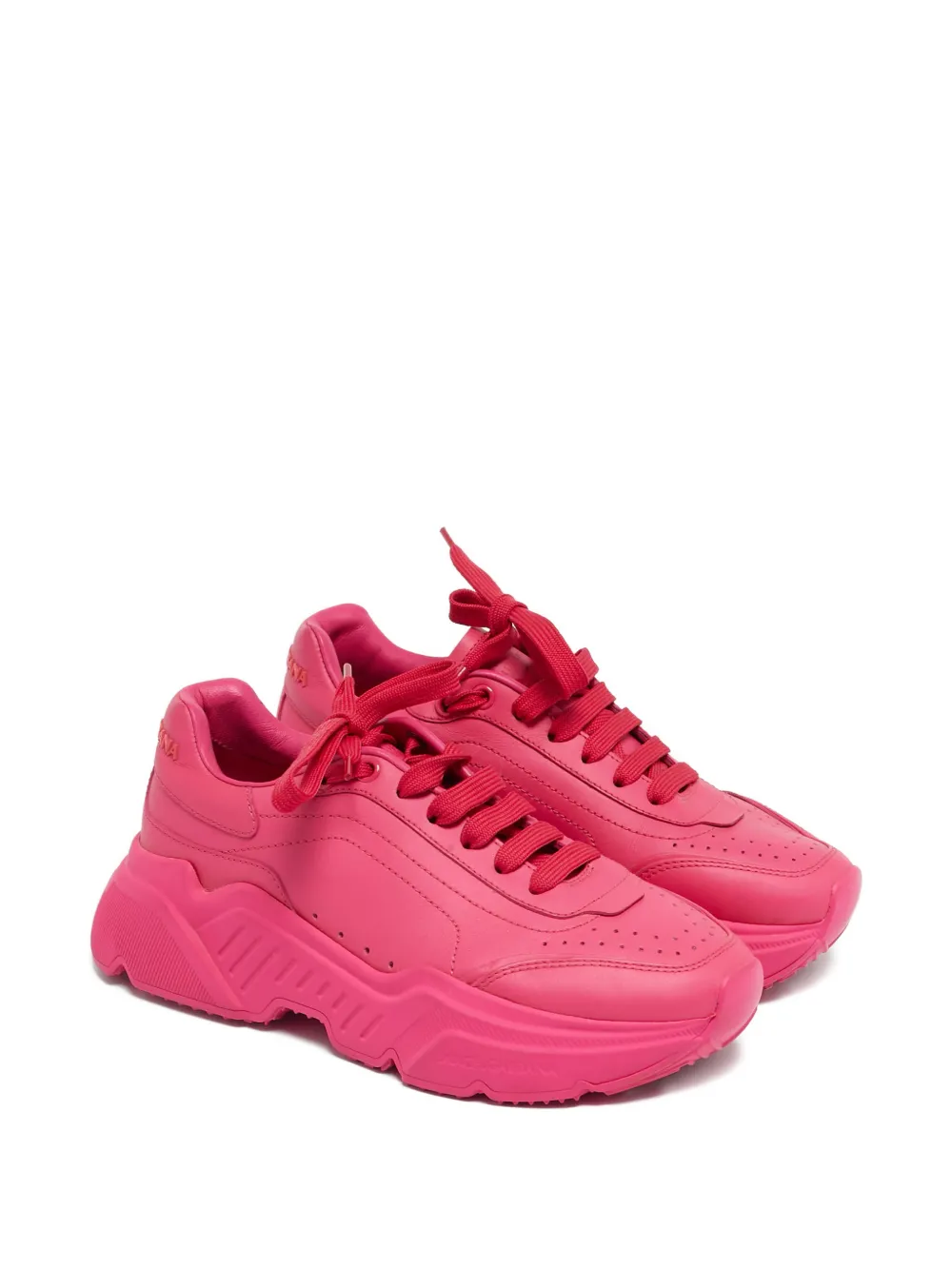 Dolce & Gabbana Pre-Owned Daymaster leather sneakers - Rosa