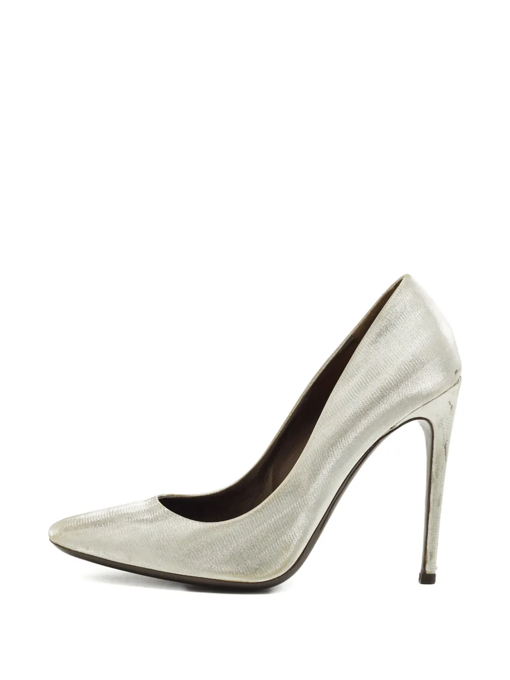 Roberto Cavalli pointed pumps - Argento