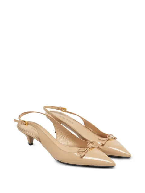 Prada Pre-Owned Leren slingback pumps