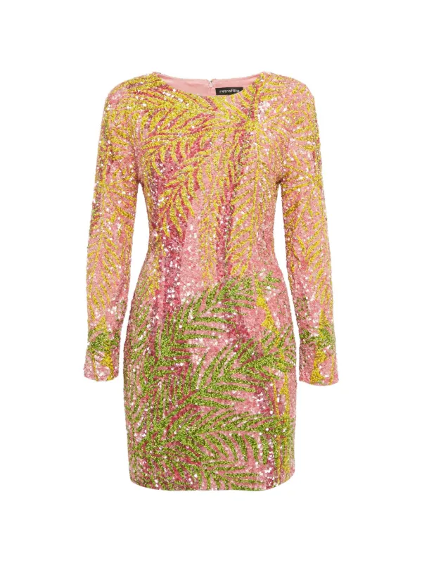 retrofete glitter dress Retrofete Nikki Mini | Pink Sequin mini