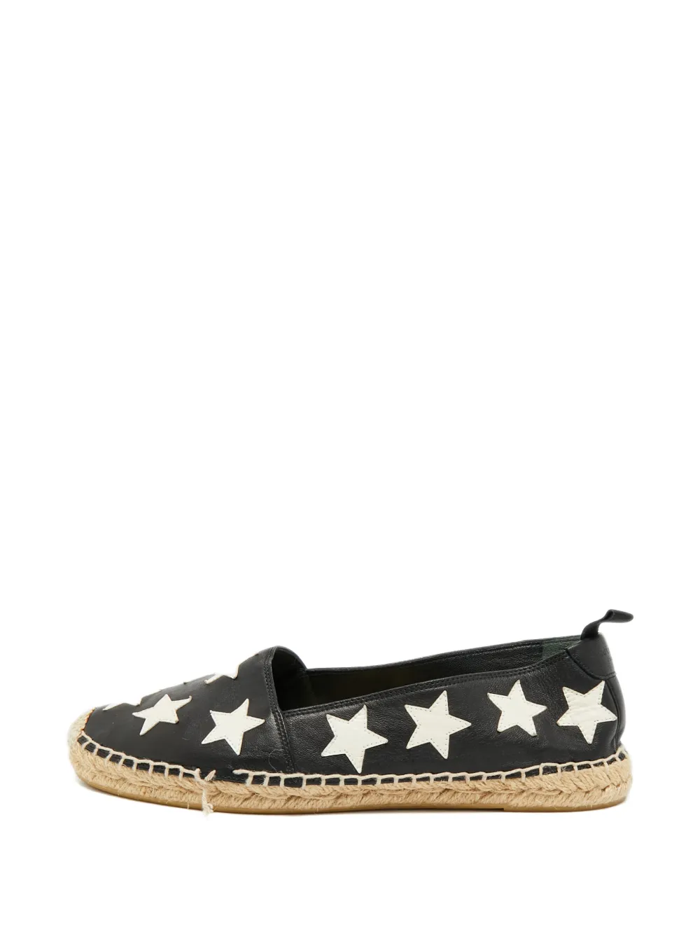 Saint Laurent Pre-Owned star-motif espadrilles - Schwarz