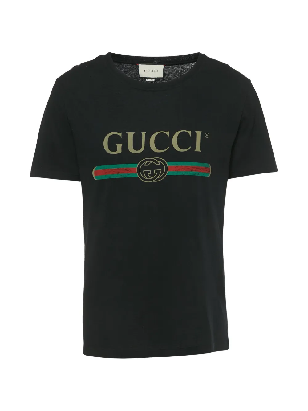 Gucci Pre-Owned logo-print T-shirt - Nero
