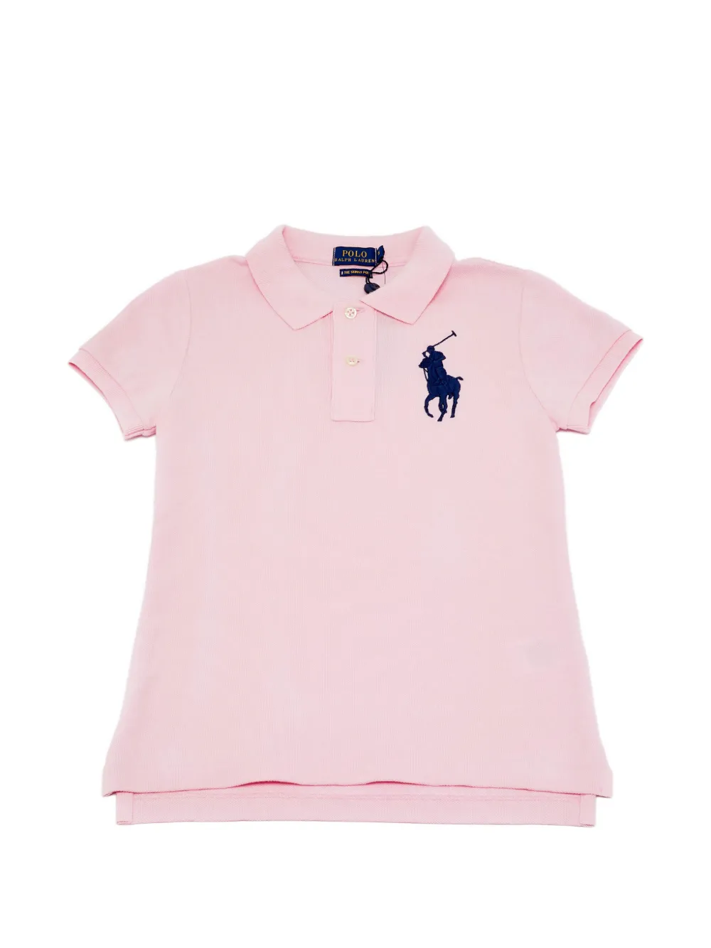 Polo Ralph Lauren The Skinny logo-embroidered polo top - Rosa