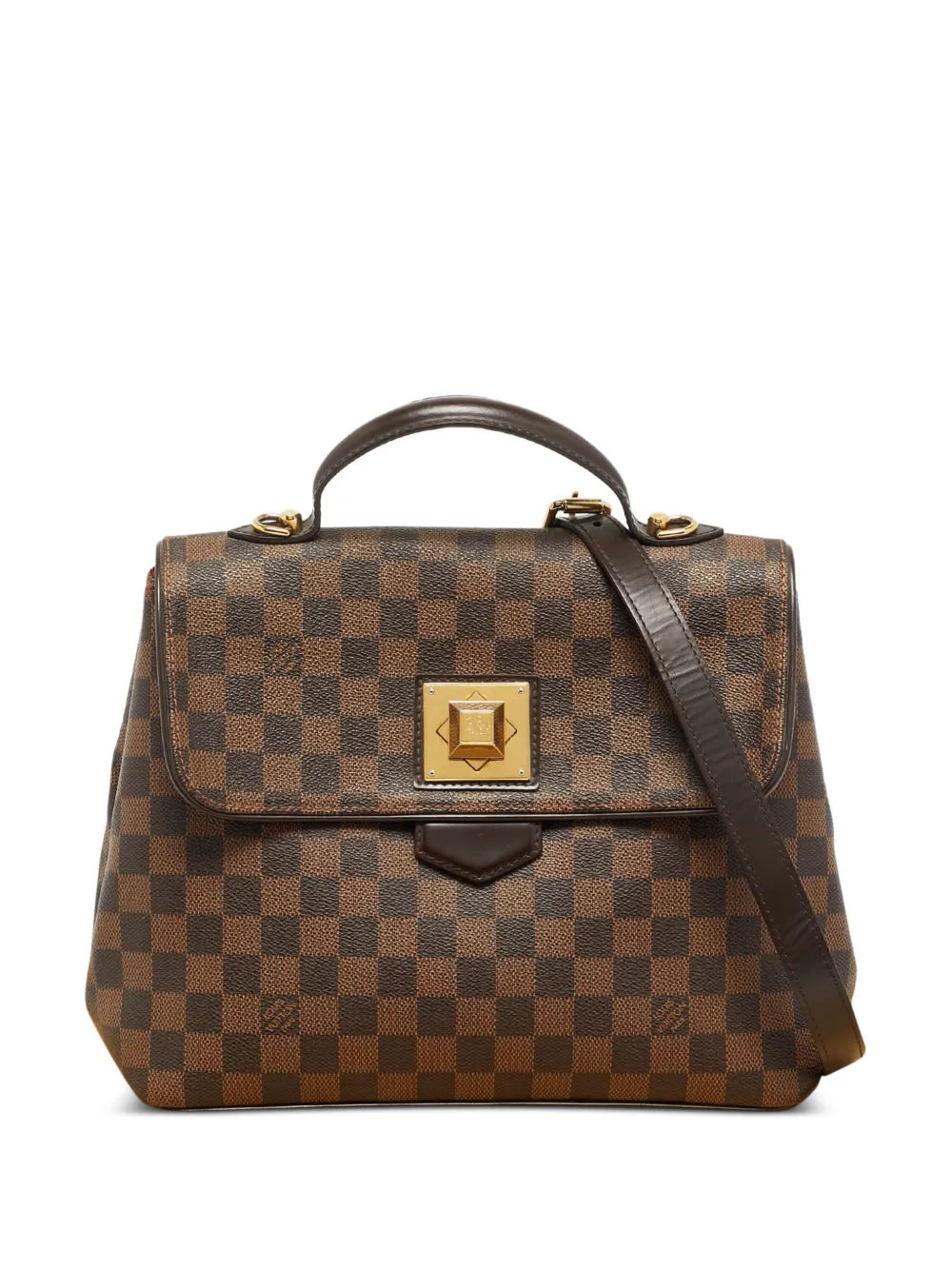 Louis Vuitton Pre-Owned Bergamo canvas satchel - Marrone