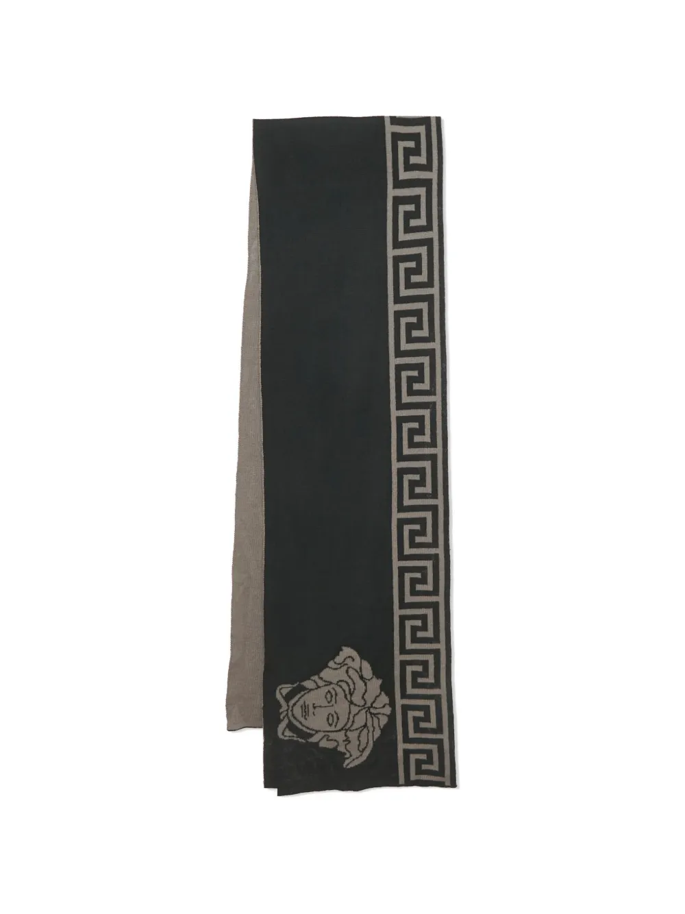 Versace Pre-Owned jacquard emblem scarf - Nero