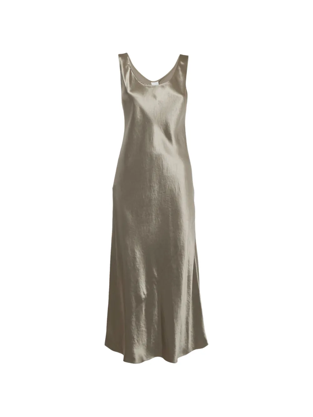 Max Mara satin maxi dress - Toni neutri