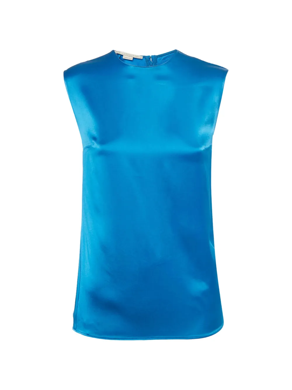 Stella McCartney Pre-Owned sateen sleeveless blouse - Blu