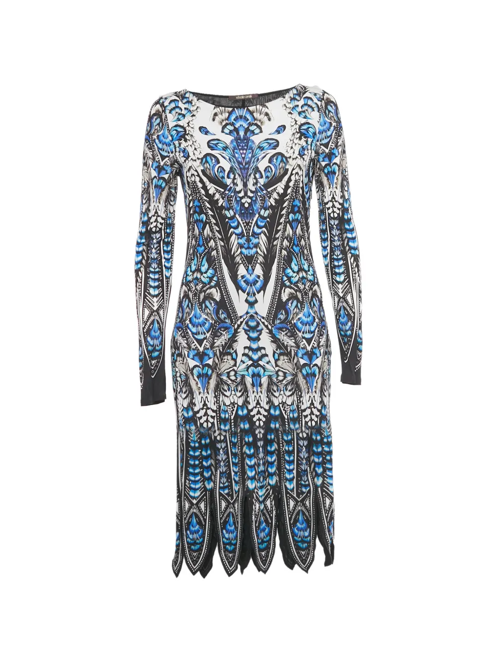 Roberto Cavalli Vintage Abito midi con stampa - Blu