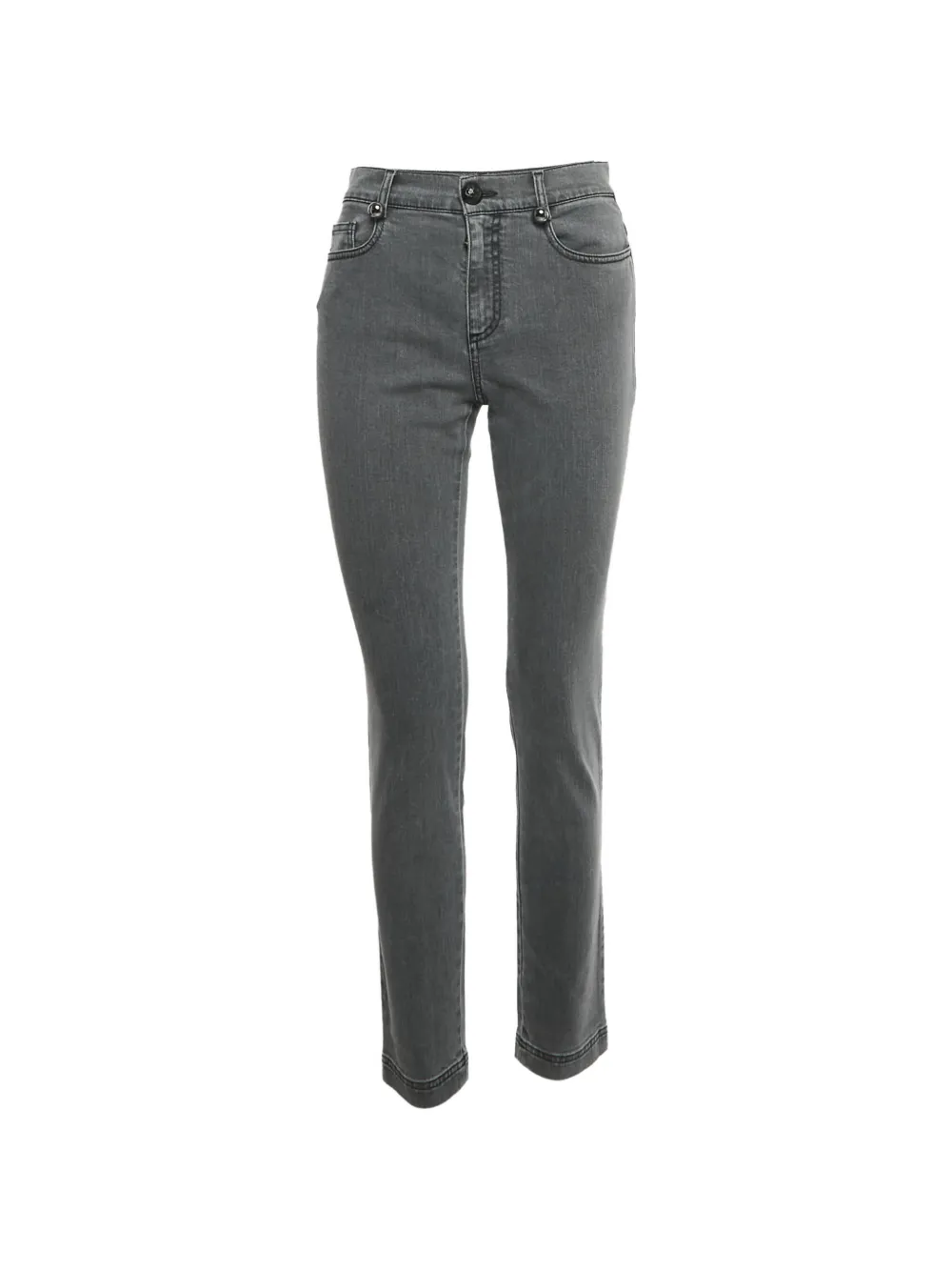 Fendi Pre-Owned grey skinny trousers - Grau