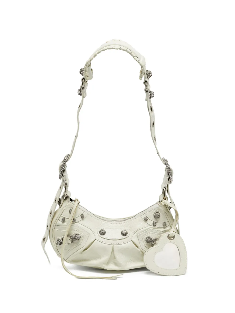 Balenciaga Pre-Owned Le Cagole leather shoulder bag - Bianco