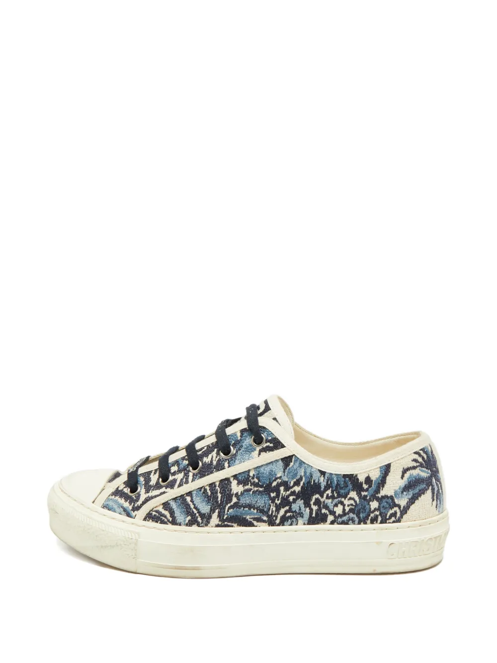 Christian Dior Pre-Owned Walk'n'Dior canvas sneakers - Blu