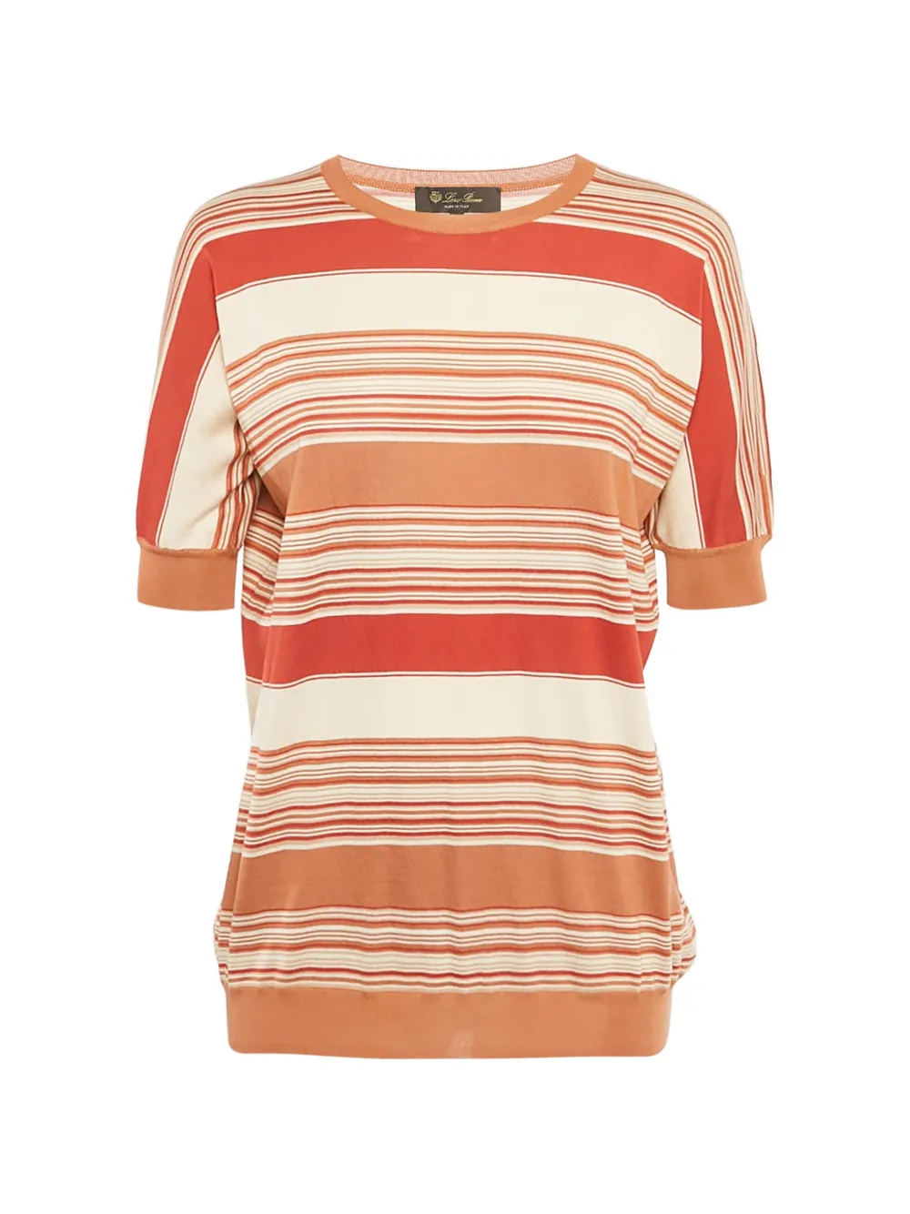 Loro Piana Pre-Owned striped knitted top - Toni neutri