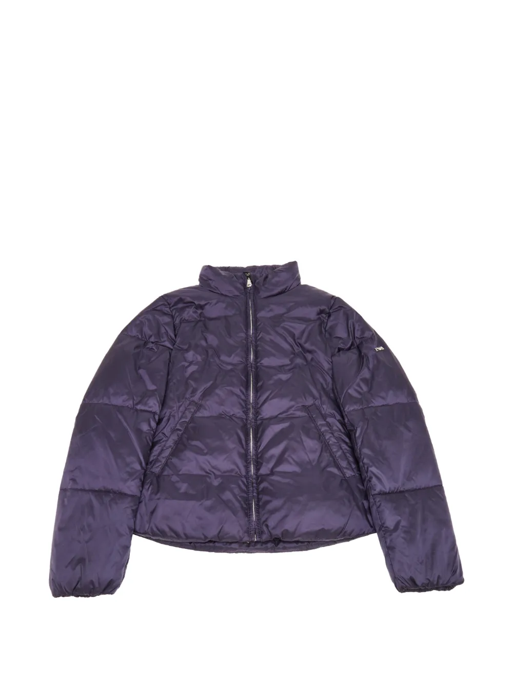 Emporio Armani Pre-Owned Piumino con cappuccio - Viola