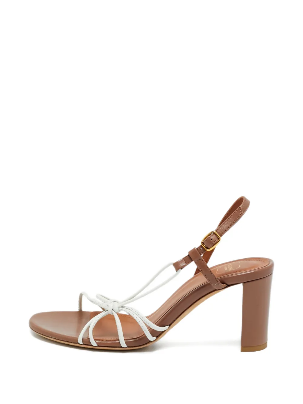 Malone Souliers leather slingback sandals - Marrone