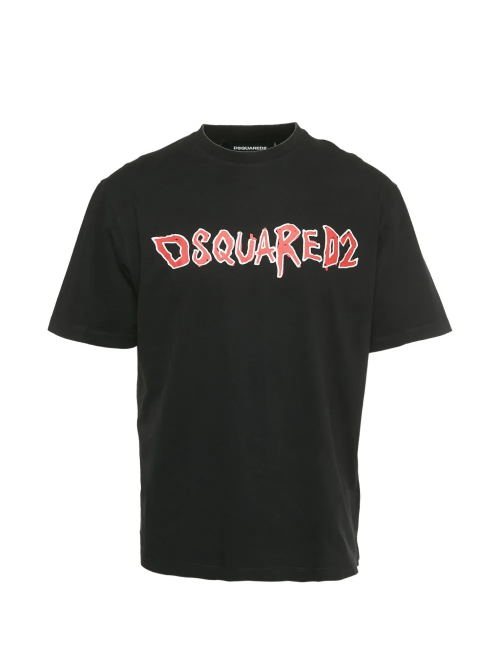 Pre-owned Dsquared2 Logo-print T-shirt In Black