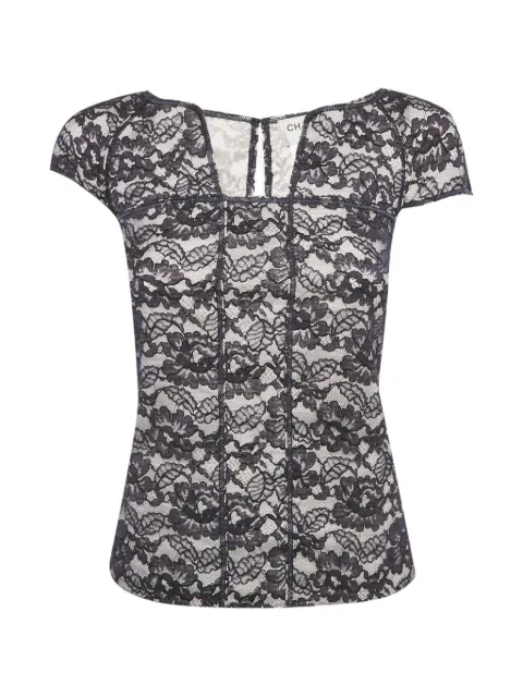 CHANEL Pre-Owned lace top