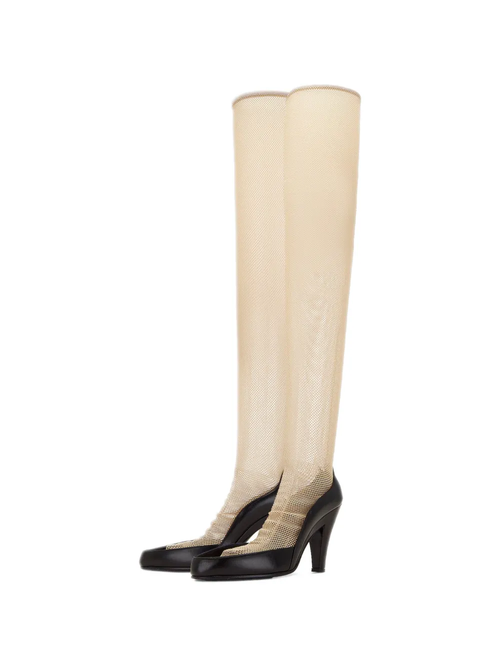 The Row Pre-Owned sock pumps - Bianco