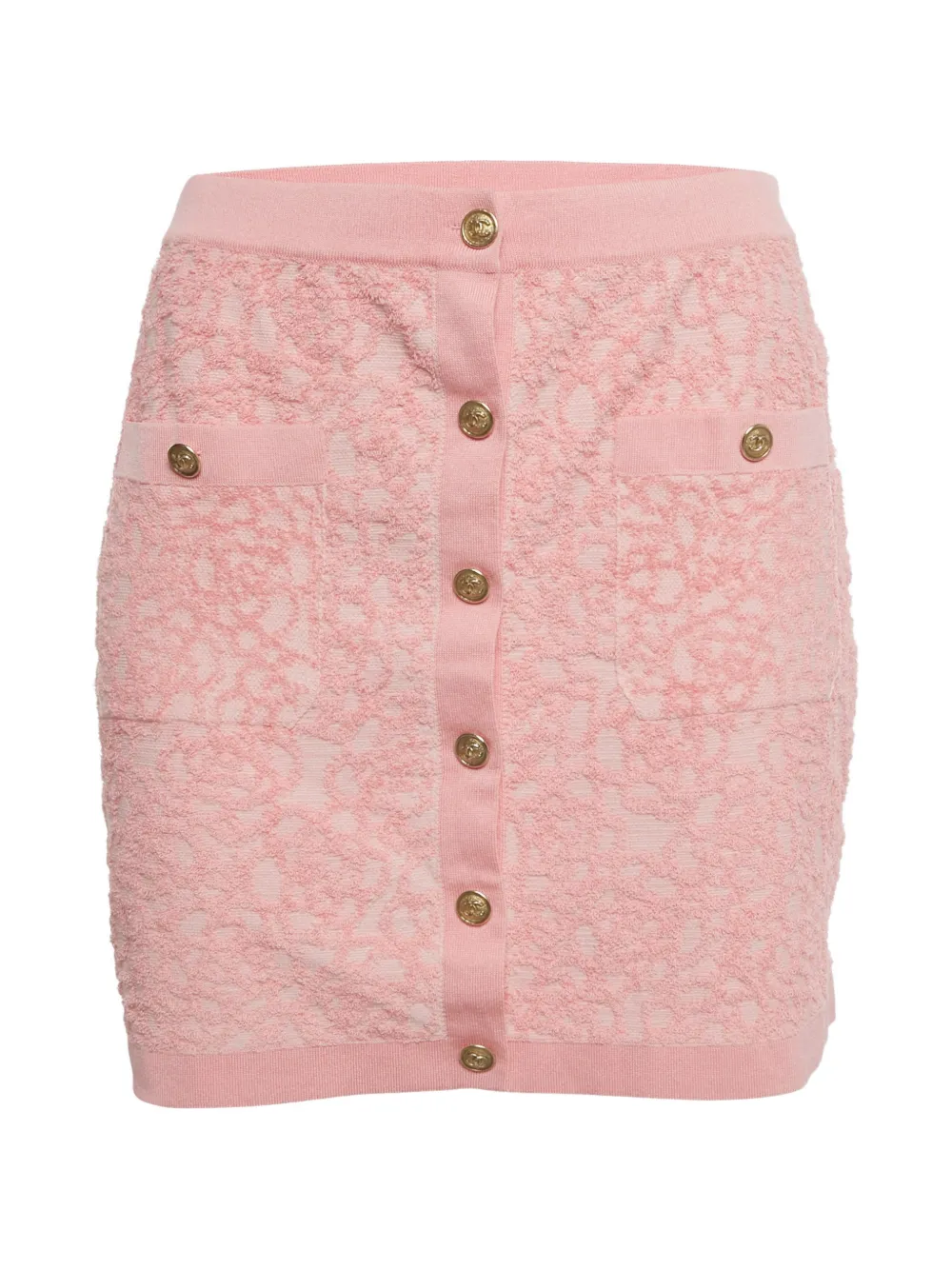 CHANEL Pre-Owned mini button skirt - Rosa