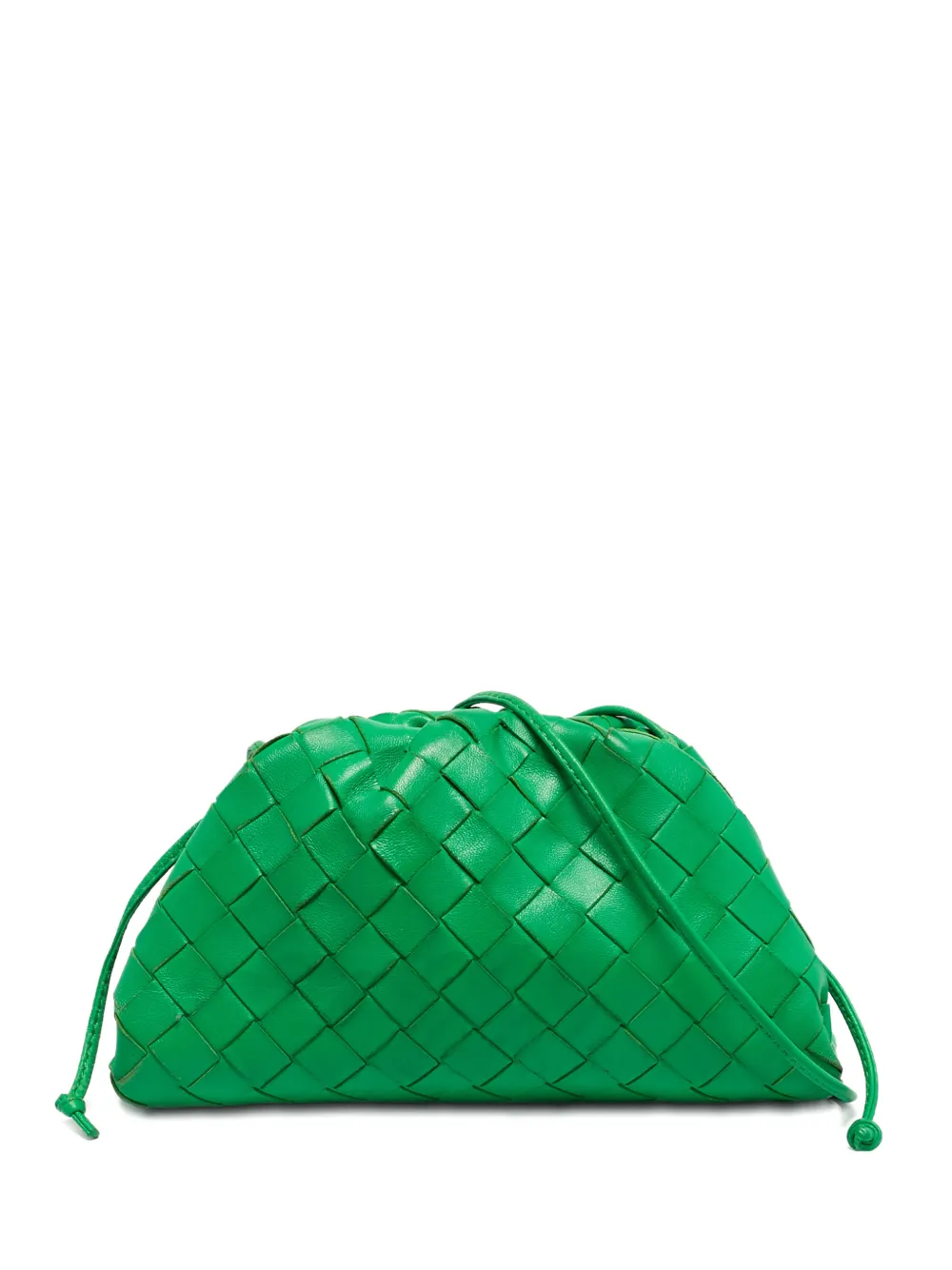 Bottega Veneta Pre-Owned intrecciato clutch bag - Green