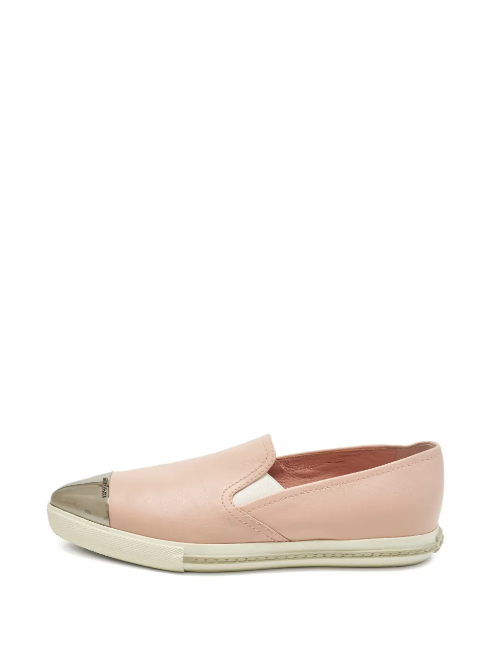 Miu Miu Pre-Owned cap-toe sneakers - Rosa
