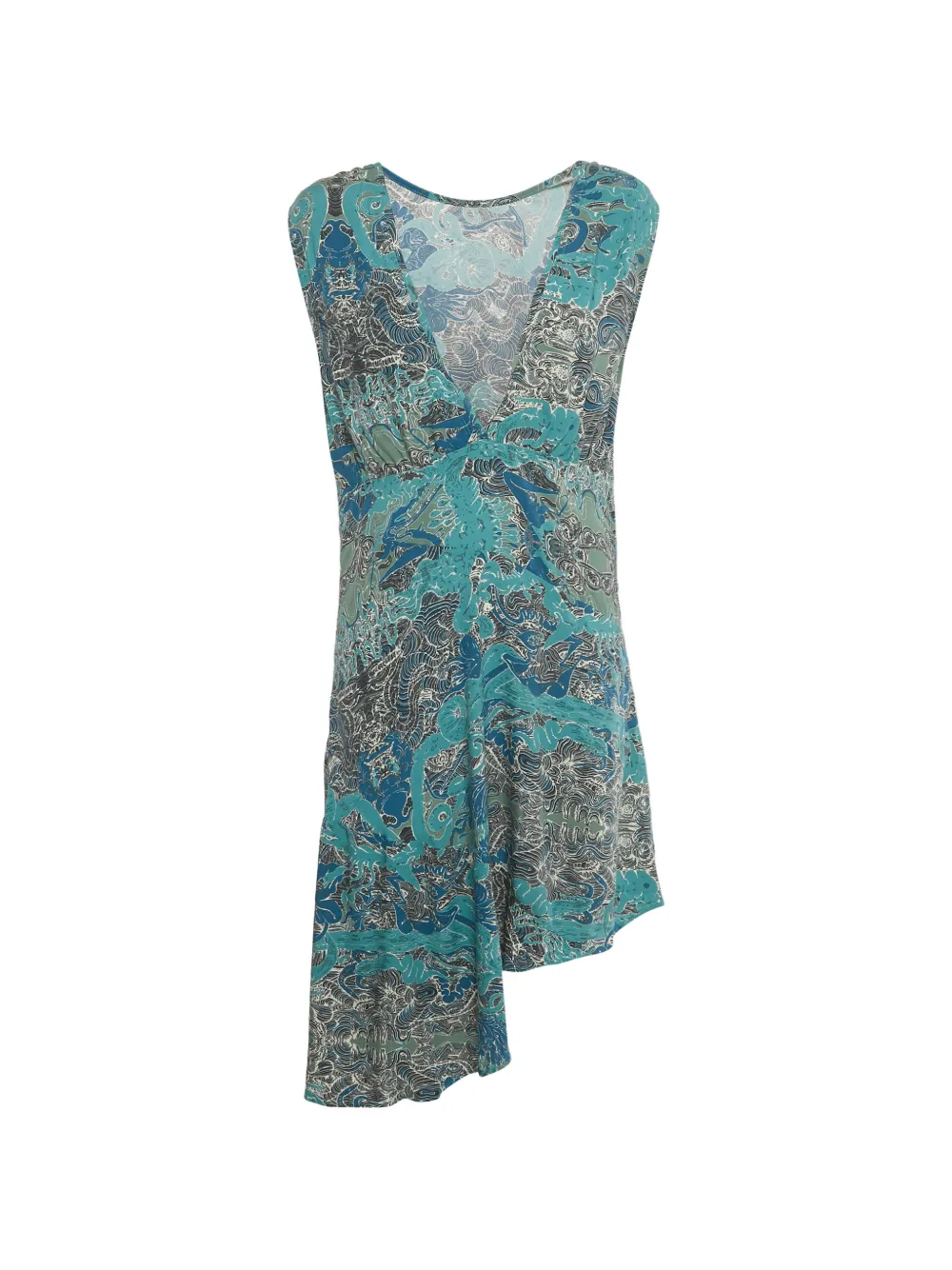 Zadig&Voltaire abstract-pattern mini dress - Blu