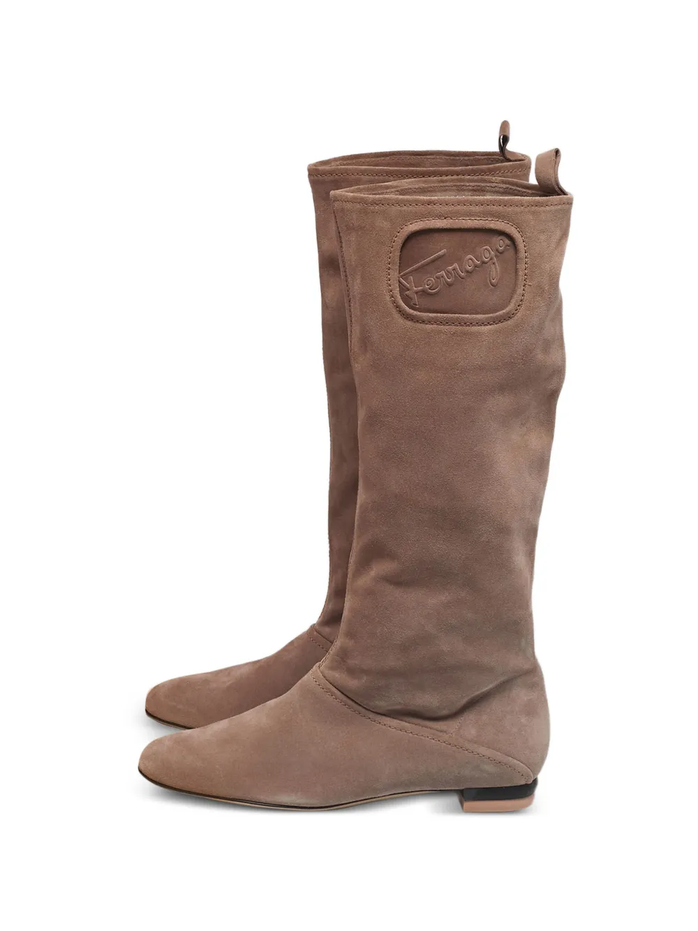 Ferragamo Pre-Owned suede boots - Toni neutri