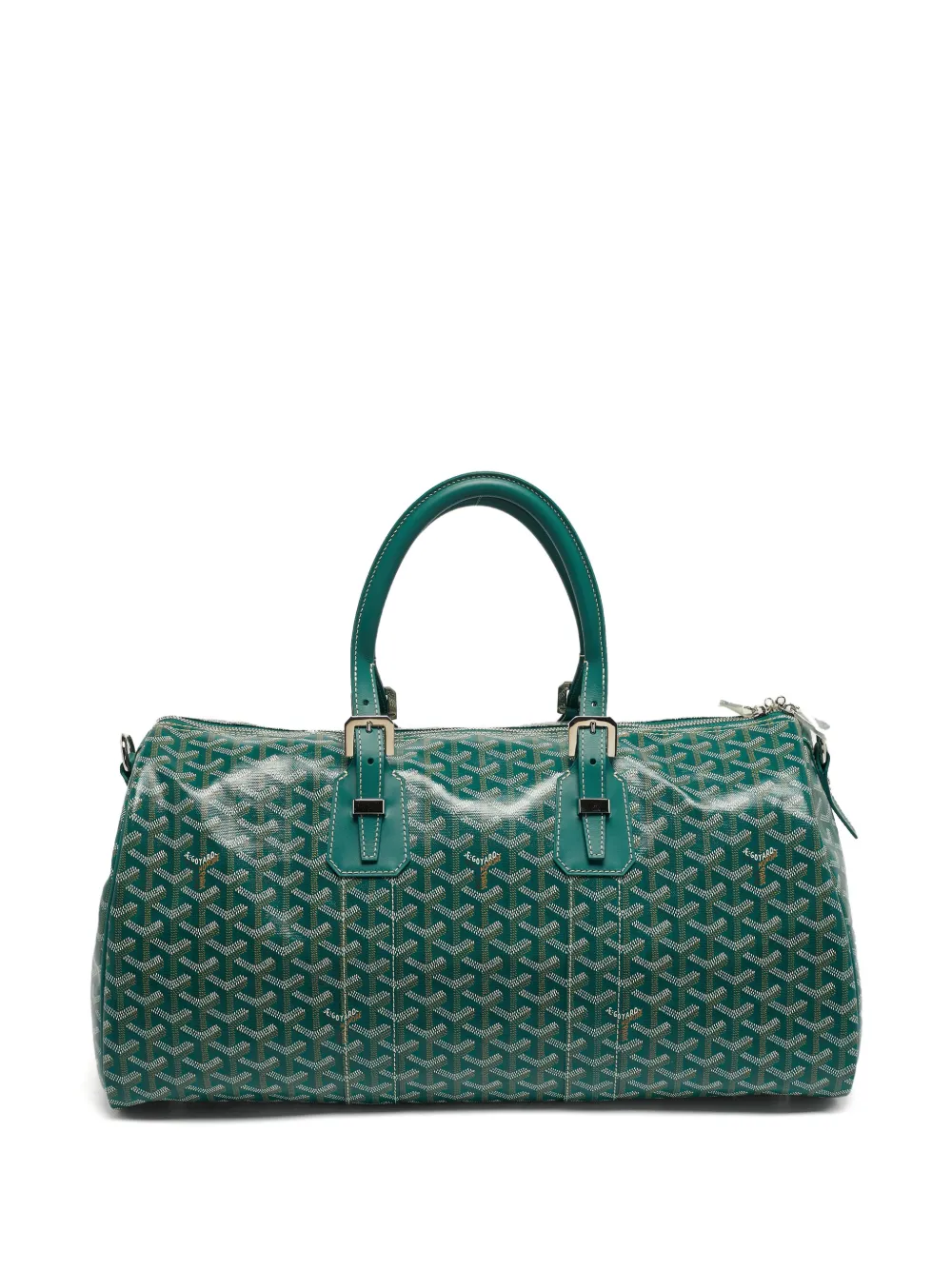 Goyard Pre-Owned 2024 45 Boston coated-canvas duffle bag - Verde