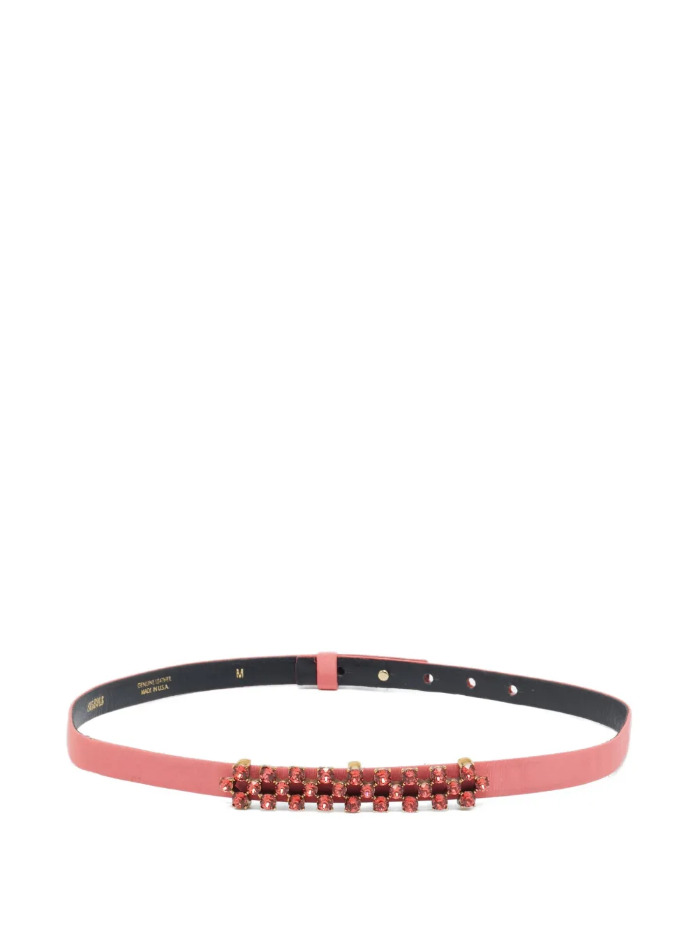 Oscar de la Renta Pre-Owned crystal-embellishment belt - Rosa