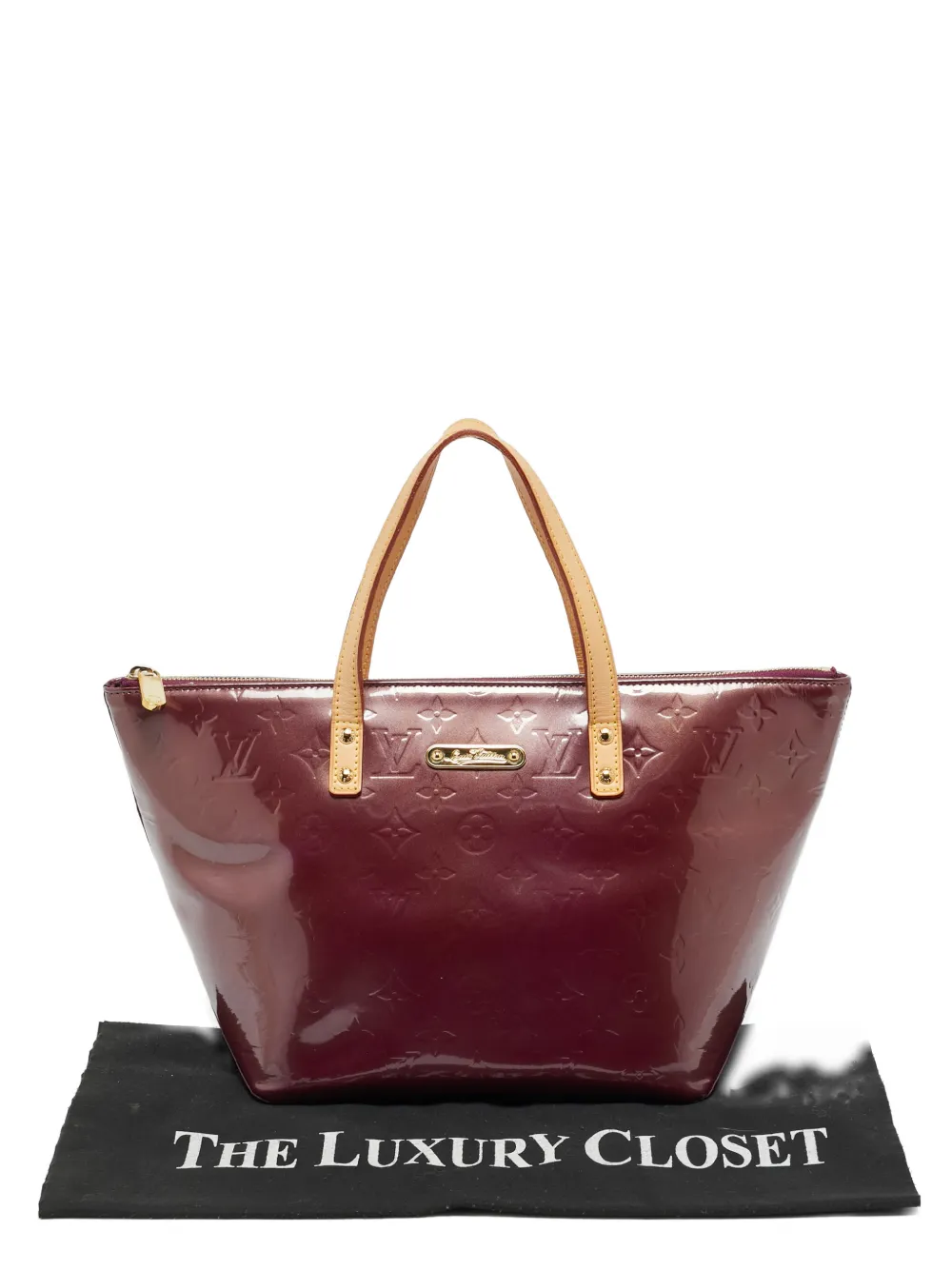 Louis Vuitton Pre-Owned Monogram patent-leather tote bag - Viola