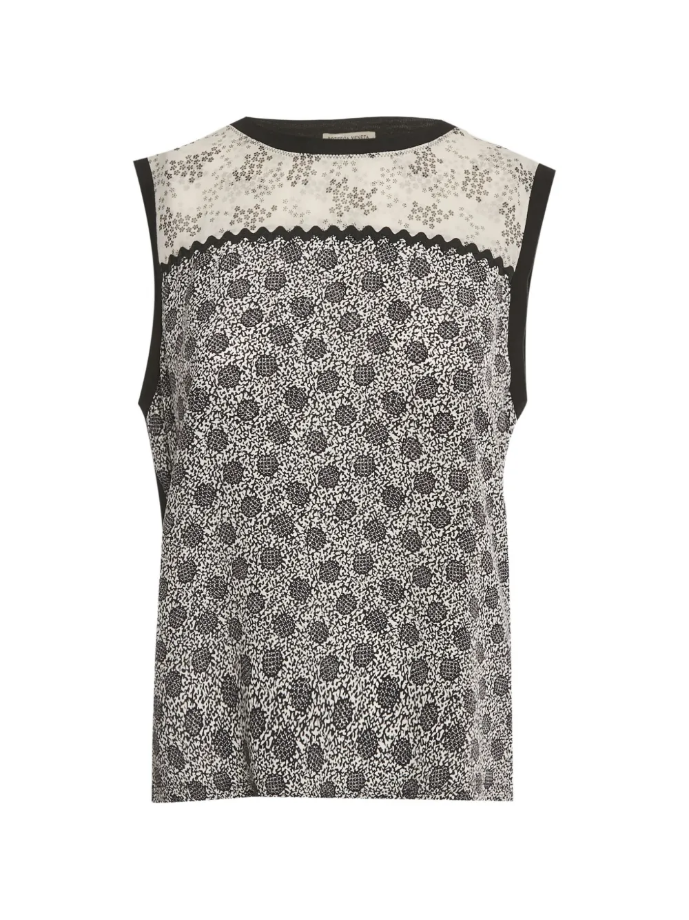 Bottega Veneta Pre-Owned printed sleeveless top - Nero