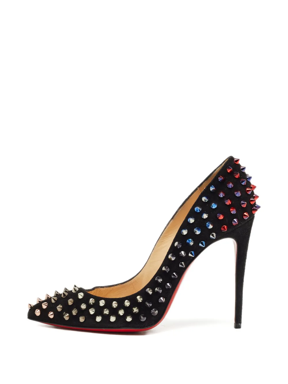 Christian Louboutin Pre-Owned Pigalle spike pointed pumps - Nero