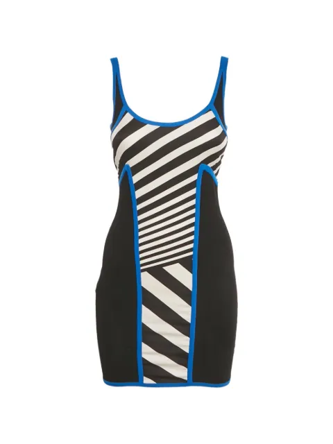 Versace Pre-Owned striped mini dress