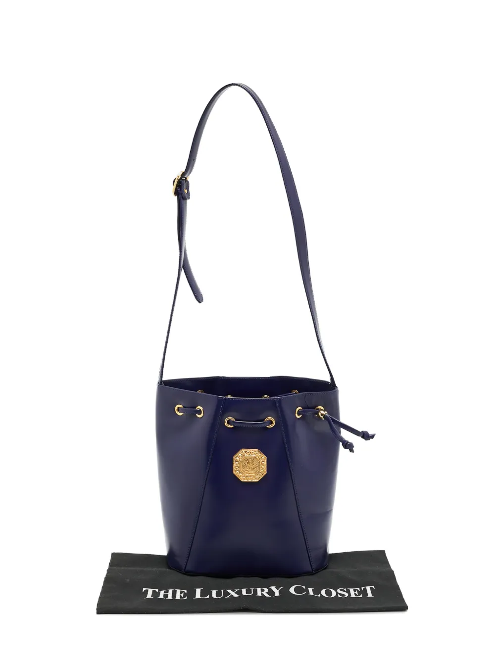 Saint Laurent Pre-Owned logo-appliqué bucket bag - Viola