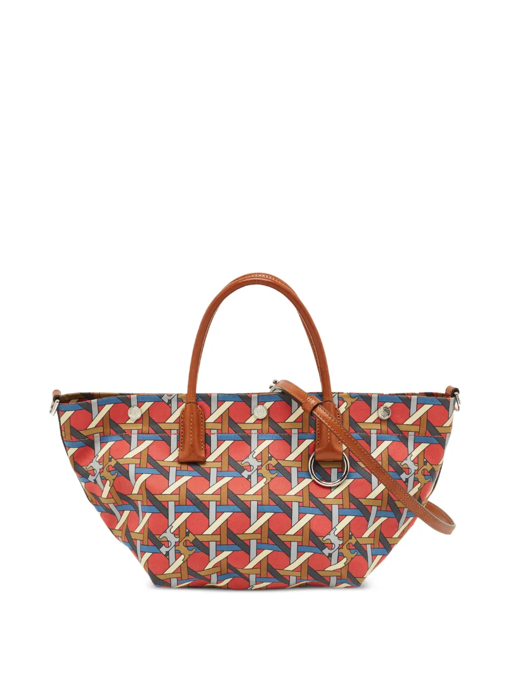 Tory Burch canvas tote bag - Rot