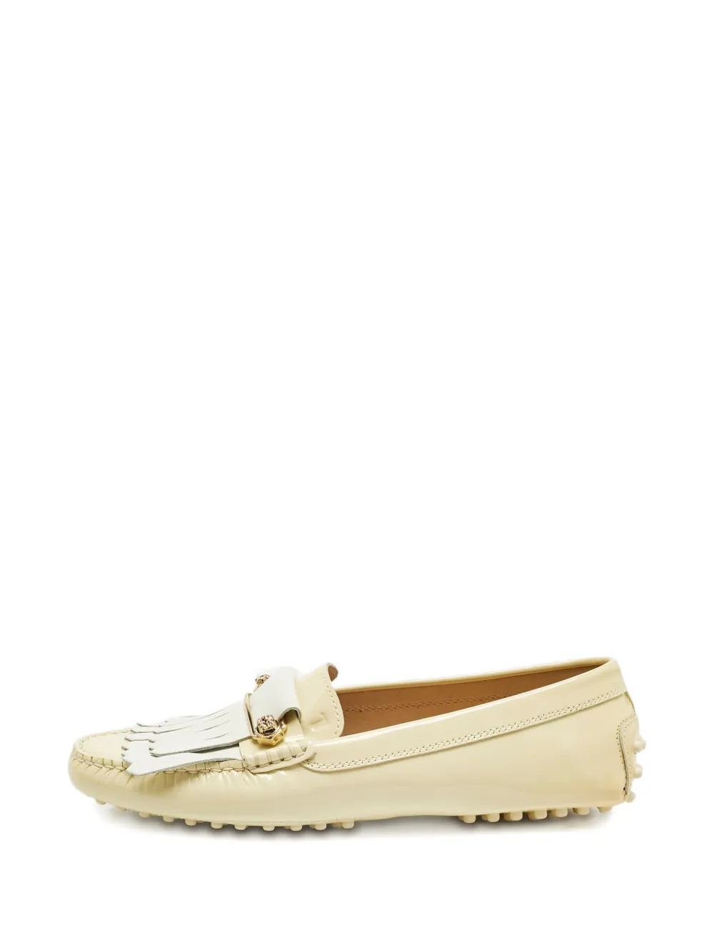 Tod's Vintage fringed loafers - Giallo