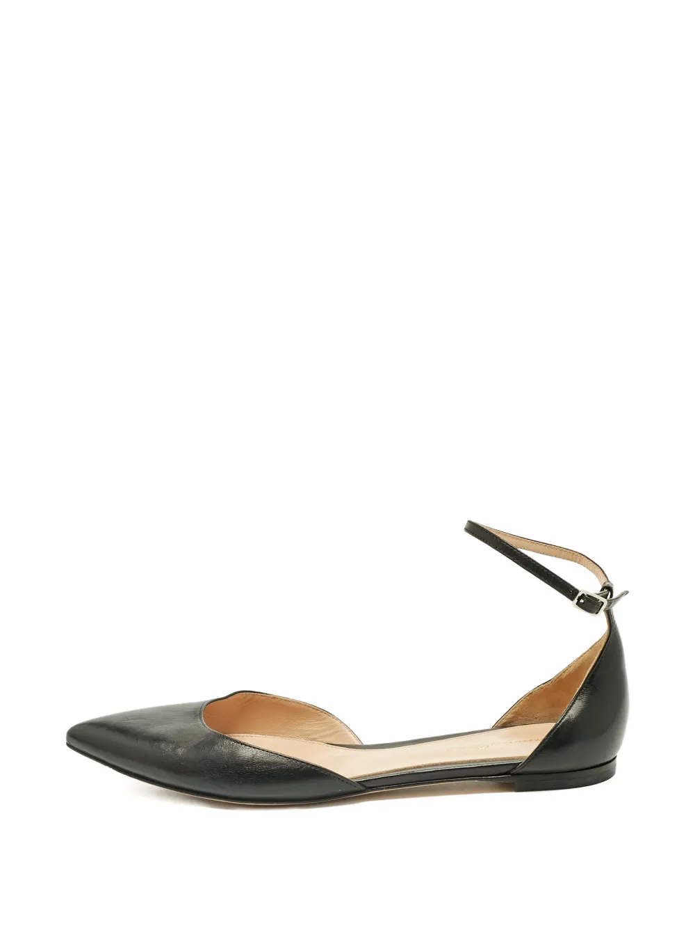 Gianvito Rossi Gia leather ballet flats - Schwarz