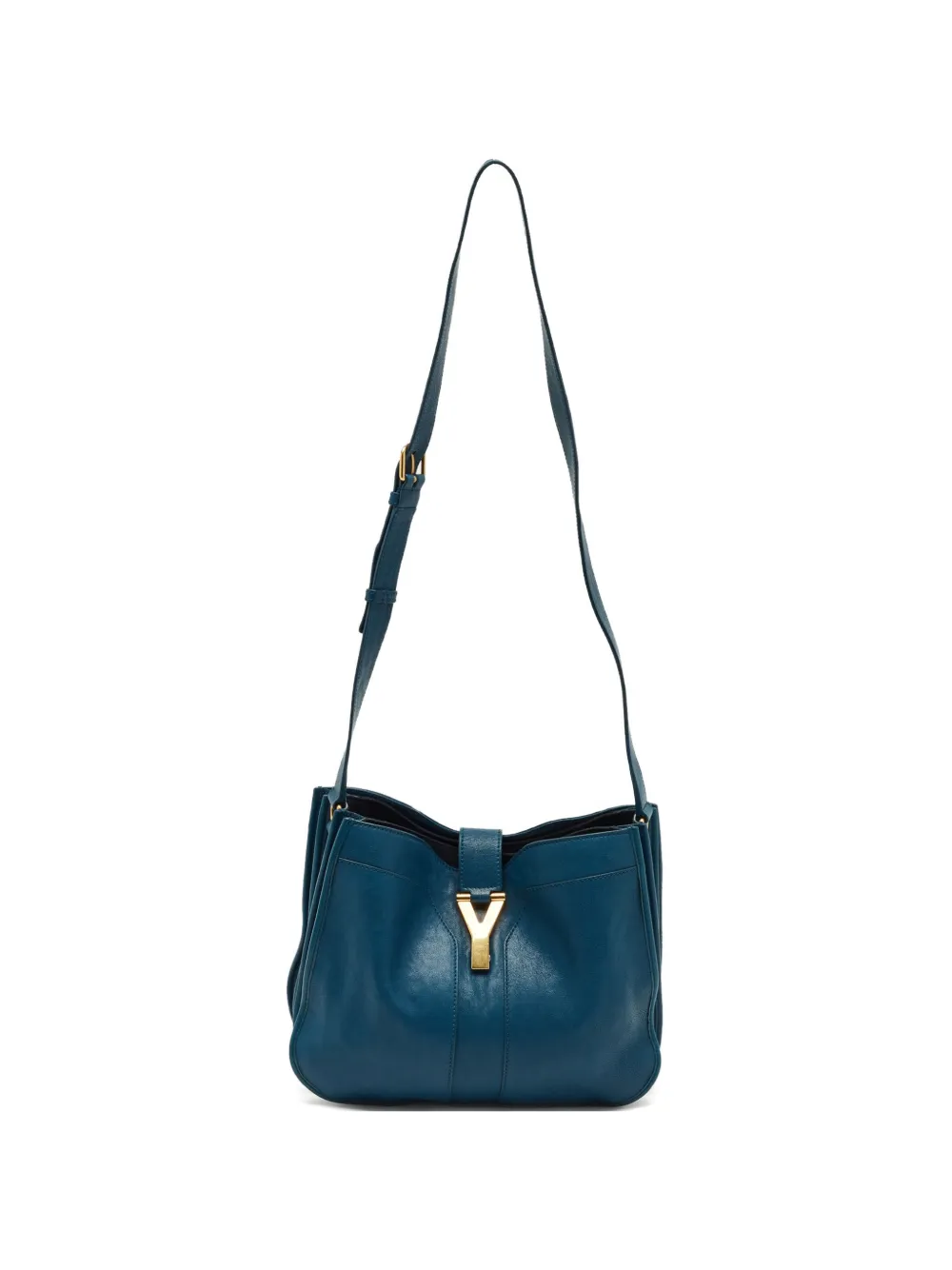 Saint Laurent Pre-Owned medium Cabas Chyc shoulder bag - Blu