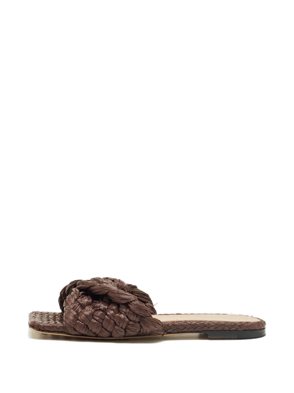 Bottega Veneta Pre-Owned straw woven sandals - Marrone