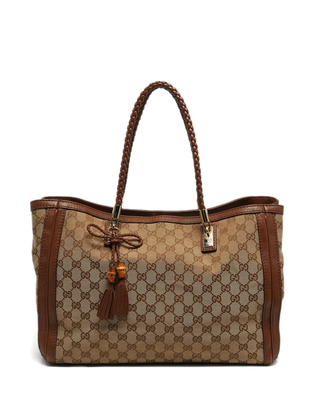 Gucci Pre-Owned Bella GG-logo tote bag - Toni neutri