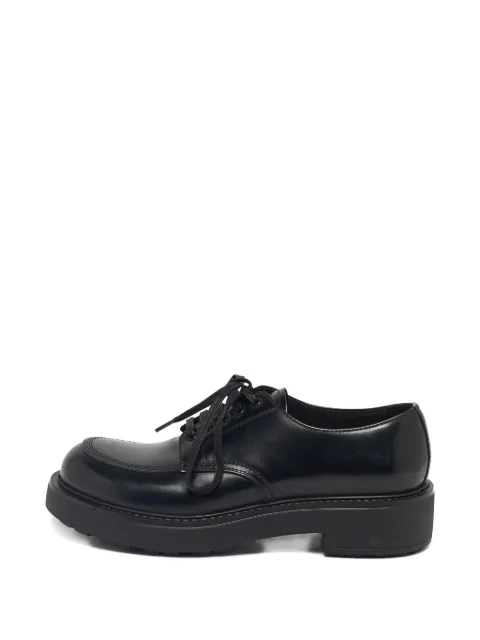 Prada Pre-Owned Monolith leather platform loafers